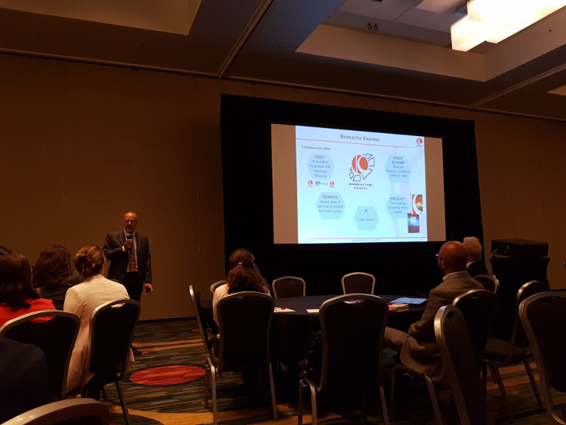 Bioreactor Express at ISSR&D 2018